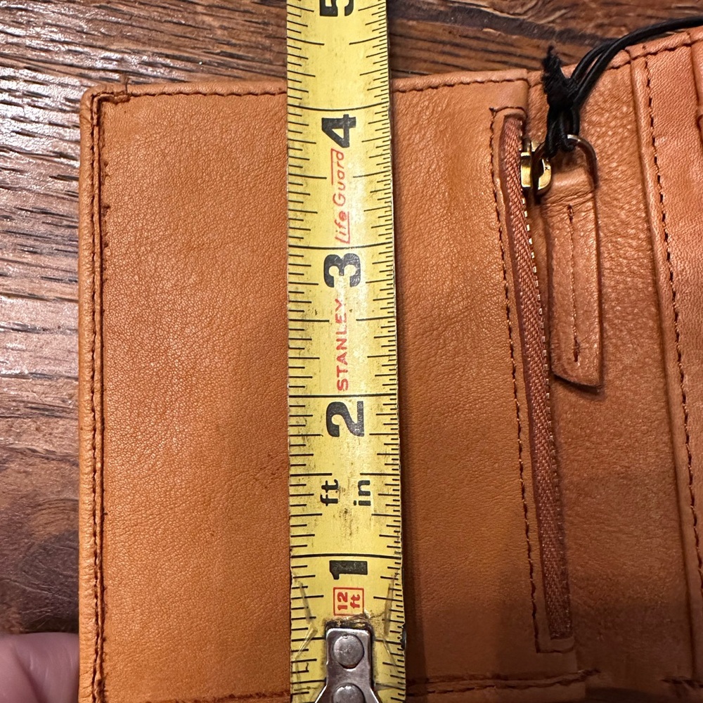 Margot Tan Leather Card Holder - Picture 14 of 14